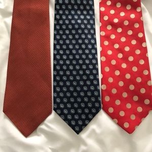Gia Franco Ferre Tie Bundle of 3